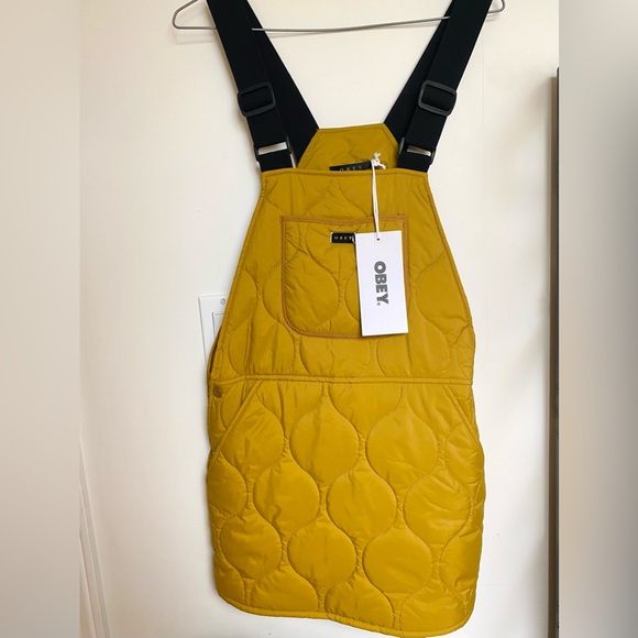 RARE nwot OBEY apron dress - size small - Picture 1 of 6